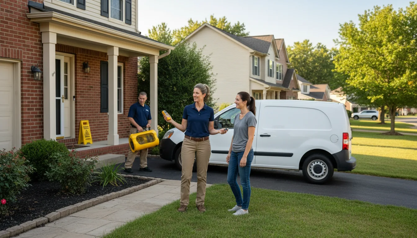 Water restoration image for Water Damage & Restoration Services in Buckner, KY